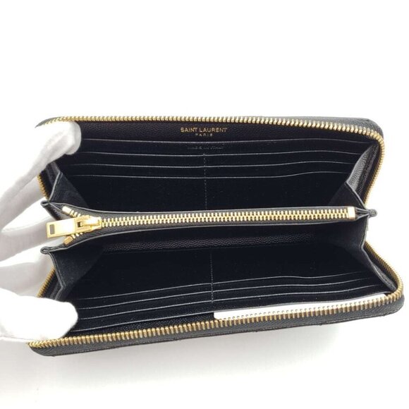 100%  AUTHENTIC YVES SAINT LAURENT PARIS ZIPPY WALLET - Picture 9 of 11